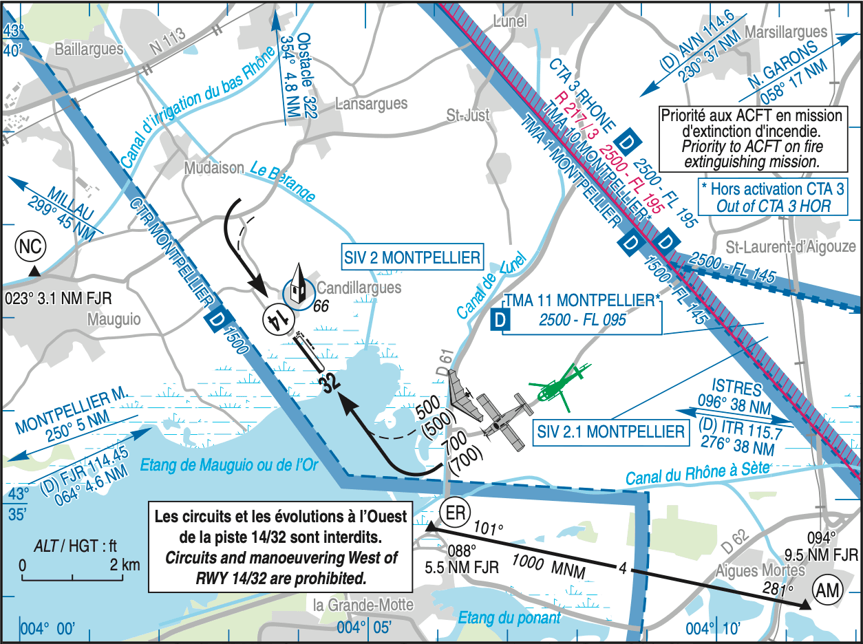 Carte aéronautique principale