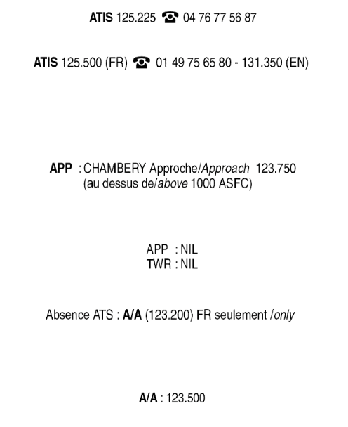 Services de la circulation aérienne (uniquement en cas d’absence de carte APP pour l’aérodrome
considéré) - Image 2